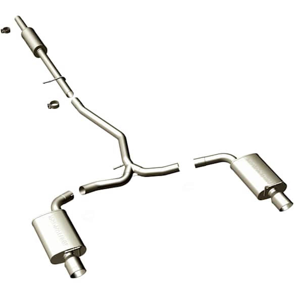 15467 Cat-Back Exhaust System, 3.5L, 6Cyl, Made of Stainless Steel, Street Series