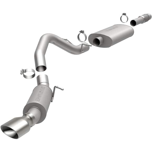 15626 Cat-Back Exhaust System, 6.2L, 8Cyl, Made of Stainless Steel, Street Series