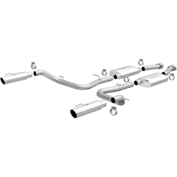 15644 Cat-Back Exhaust System, 4.6L, 8Cyl, Made of Stainless Steel, Street Series