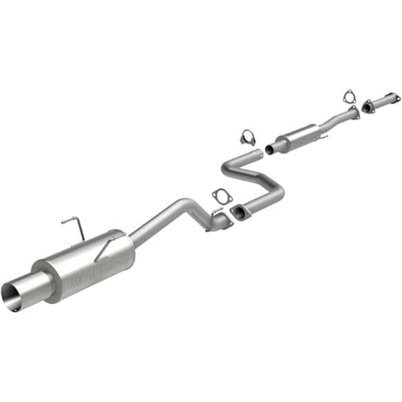 15646 Cat-Back Exhaust System, 1.6L, 4Cyl, Made of Stainless Steel, Street Series