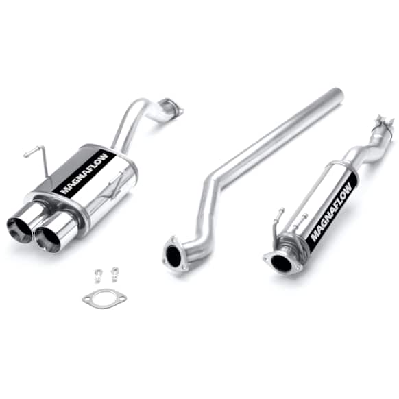 15757 Cat-Back Exhaust System, 2.0L, 4Cyl, Made of Stainless Steel, Street Series