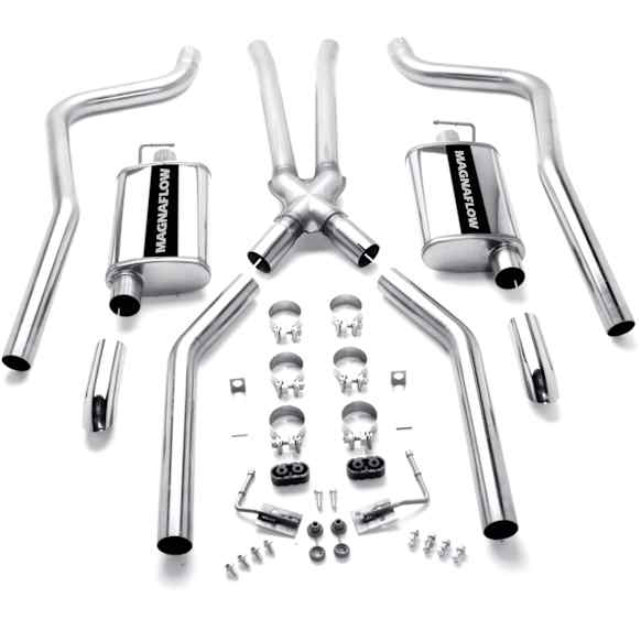 15851 Crossmember-Back Exhaust System, Made of Stainless Steel, Street Series