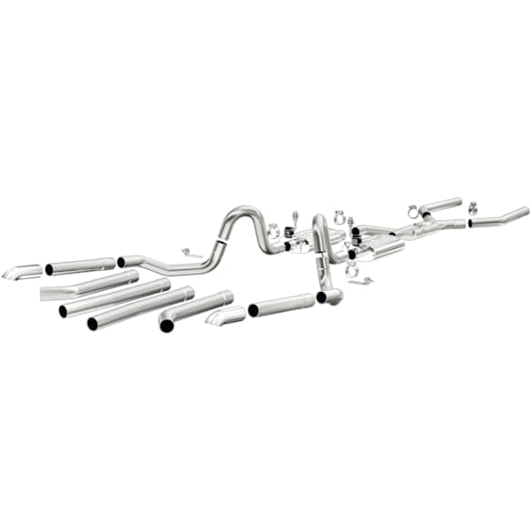 15893 Crossmember-Back Exhaust System, Made of Stainless Steel, Street Series