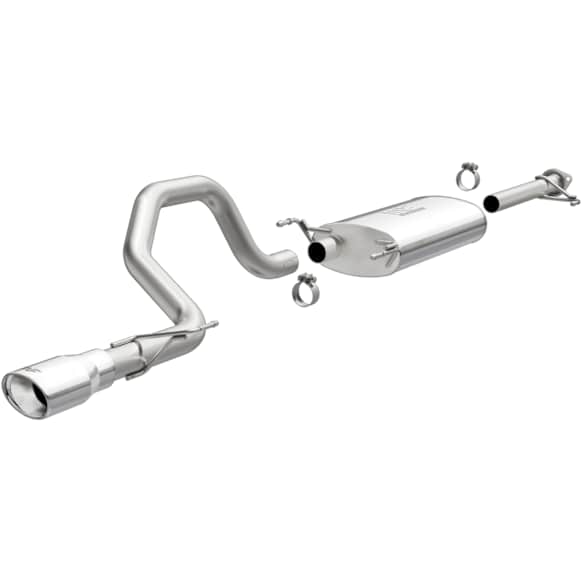 16649 Cat-Back Exhaust System, 4.0L, 6Cyl, Made of Stainless Steel, Street Series