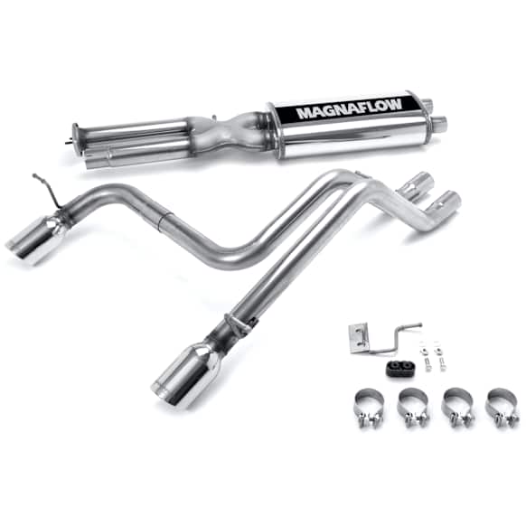 16673 Cat-Back Exhaust System, 6.0L, 8Cyl, Made of Stainless Steel, Street Series