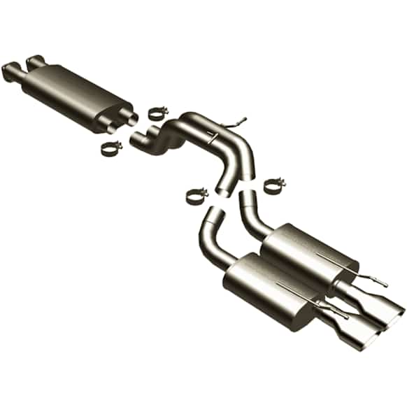 16709 Cat-Back Exhaust System, 6.1L, 8Cyl, Made of Stainless Steel, Street Series