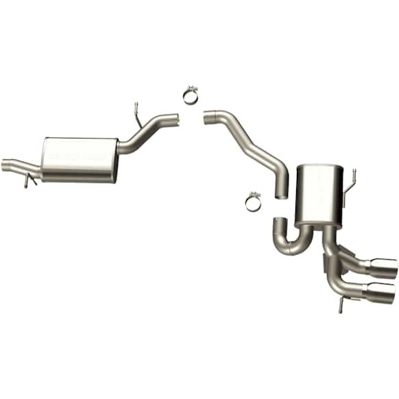 16717 Cat-Back Exhaust System, 3.2L, 6Cyl, Made of Stainless Steel, Touring Series
