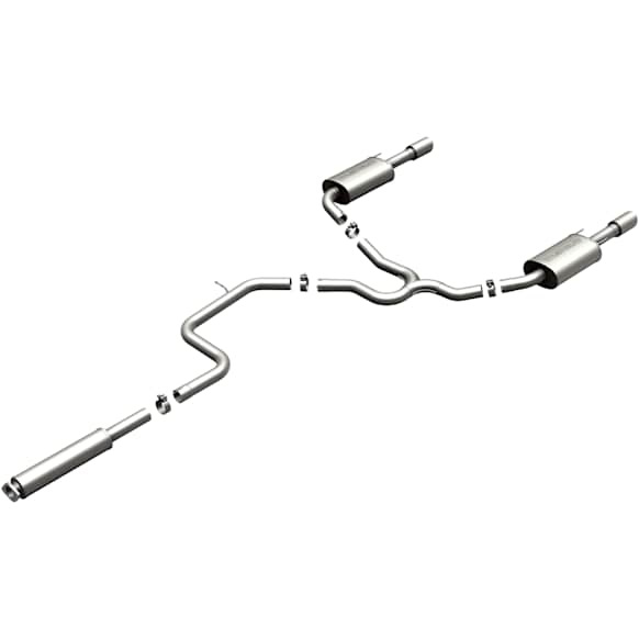16729 Cat-Back Exhaust System, Made of Stainless Steel, Street Series