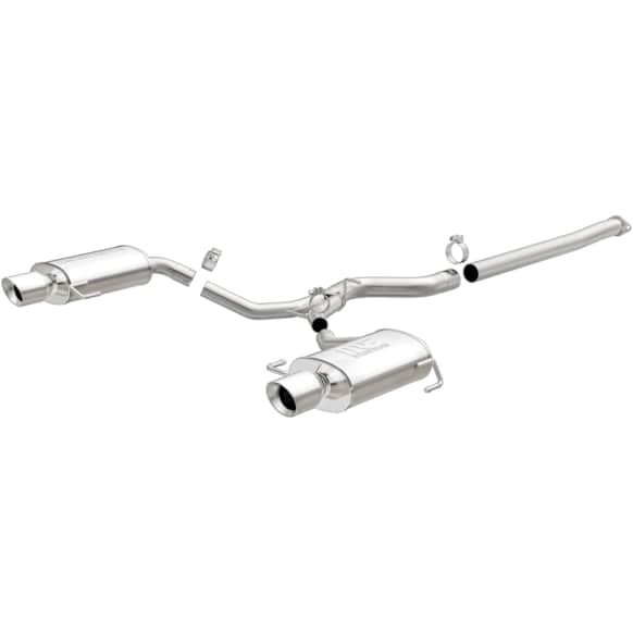 16747 Cat-Back Exhaust System, 2.5L, 4Cyl, Made of Stainless Steel, Street Series