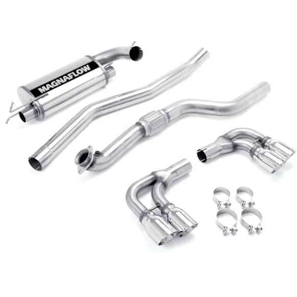 16761 Cat-Back Exhaust System, 2.0L, 4Cyl, Made of Stainless Steel, Street Series