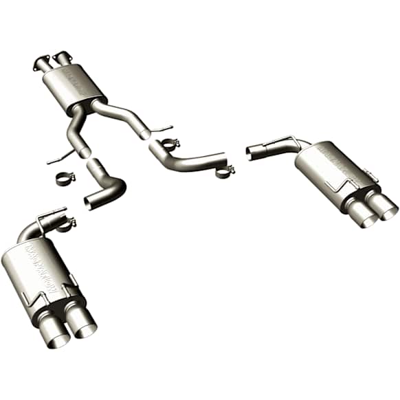 16766 Cat-Back Exhaust System, 3.0L, 6Cyl, Made of Stainless Steel, Street Series