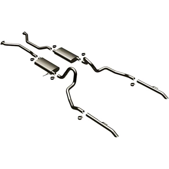 16788 Cat-Back Exhaust System, 4.6L, 8Cyl, Made of Stainless Steel, Street Series