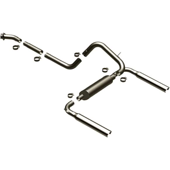 16829 Cat-Back Exhaust System, Made of Stainless Steel, Street Series