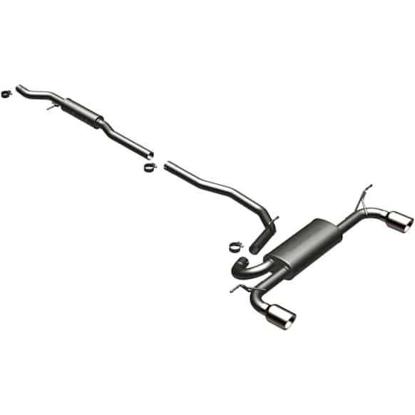 16871 Cat-Back Exhaust System, Made of Stainless Steel, Street Series