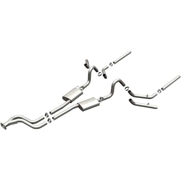 16884 Cat-Back Exhaust System, 3.8L, 6Cyl, Made of Stainless Steel, Street Series