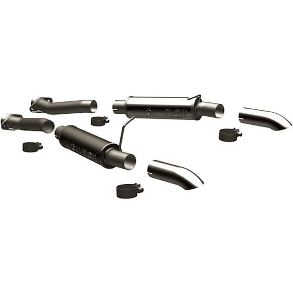 17118 Cat-Back Exhaust System, Made of Stainless Steel, Competition Series