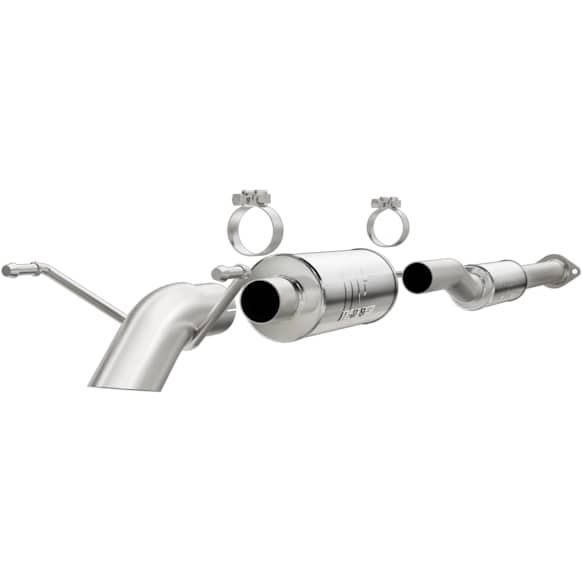 17151 Cat-Back Exhaust System, 4.0L, 6Cyl, Made of Stainless Steel, Off Road Pro Series