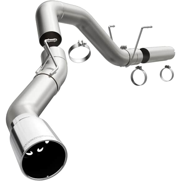 17912 DPF-Back Exhaust System, 6.7L, 6Cyl, Made of Stainless Steel, Pro Series