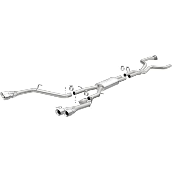19301 Cat-Back Exhaust System, 3.0L, 6Cyl, Made of Stainless Steel, Street Series