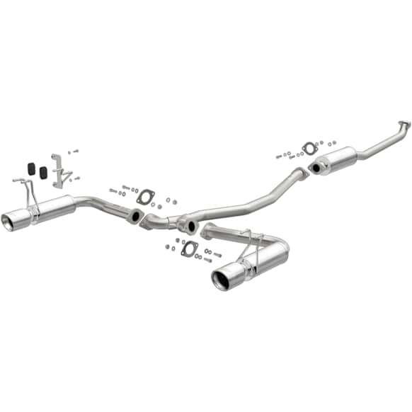 19313 Cat-Back Exhaust System, 2.0L, 4Cyl, Made of Stainless Steel, Street Series