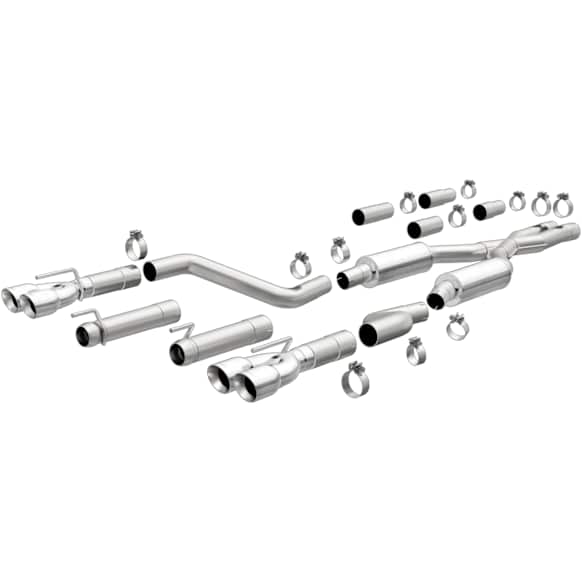 19367 Cat-Back Exhaust System, Made of Stainless Steel, Competition Series