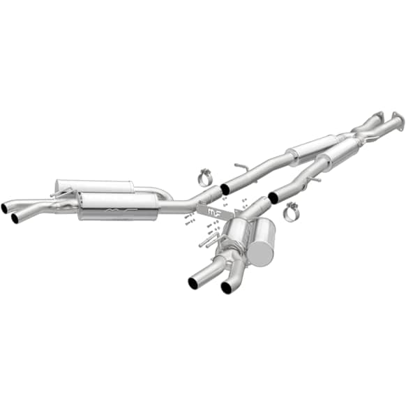 19406 Cat-Back Exhaust System, 3.3L, 6Cyl, Made of Stainless Steel, Competition Series