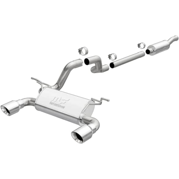 19438 Cat-Back Exhaust System, 2.0L, 4Cyl, Made of Stainless Steel, Street Series
