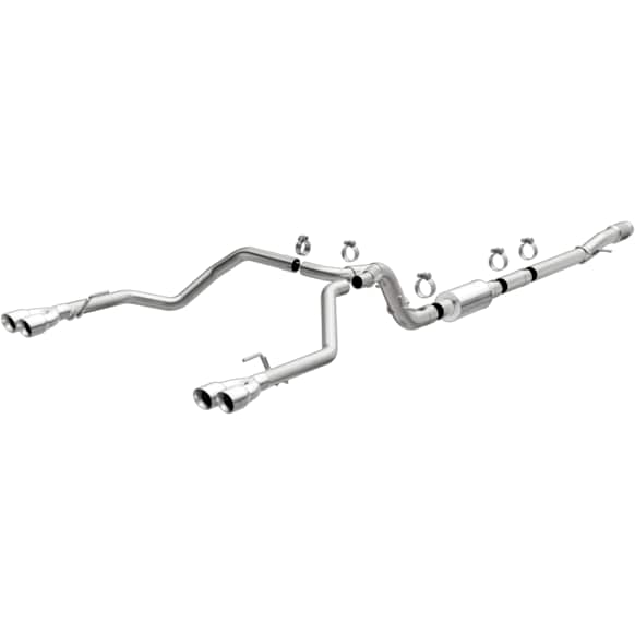19489 Cat-Back Exhaust System, 6.2L, 8Cyl, Made of Stainless Steel, Street Series