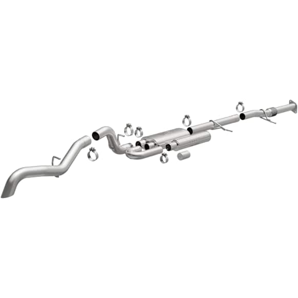 19648 Cat-Back Exhaust System, 2.7L, 4Cyl, Made of Stainless Steel, Overland Series