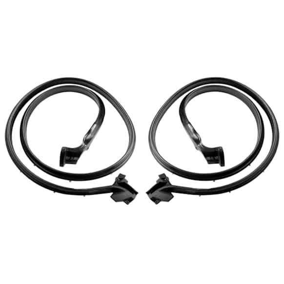 1966 Chevrolet Caprice - Door Seal Weatherstrip Seal, 4-Door, Hardtop, Rear, Pair R&L