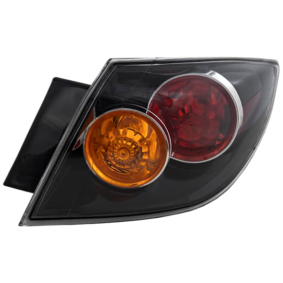 Passenger Side Tail Light, without Bulb, Halogen, Clear Lens, Hatchback