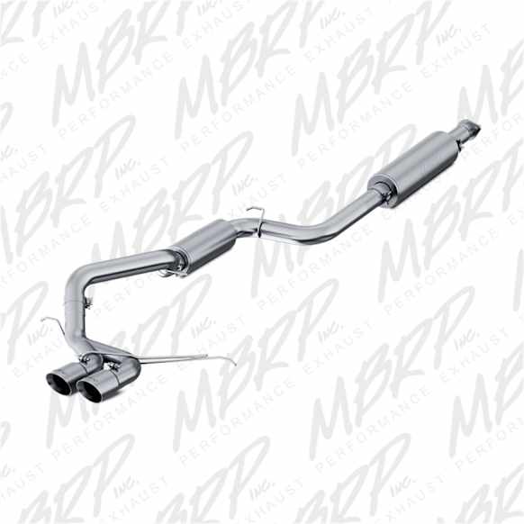 S4200AL Cat-Back Exhaust System, 2.0L, 4Cyl, Made of Aluminized Steel, Armor Lite Series