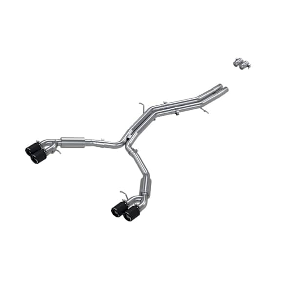 S46073CF Resonator-Back Exhaust System, 3.0L, 6Cyl, Made of Stainless Steel, Armor Pro Series