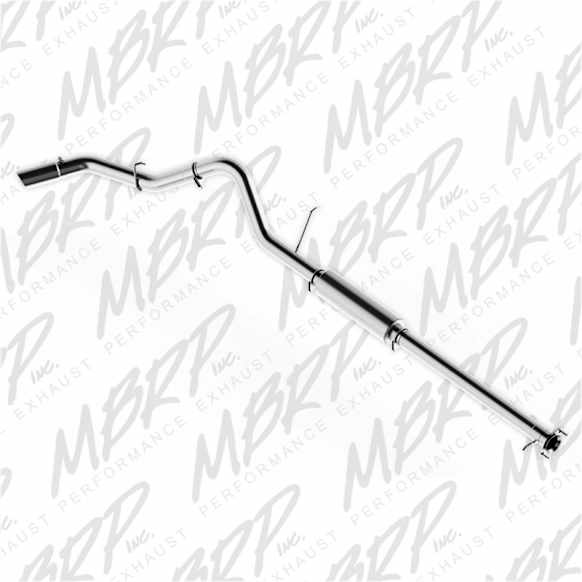 S5076AL Cat-Back Exhaust System, 6.0L, 8Cyl, Made of Aluminized Steel, Armor Lite Series
