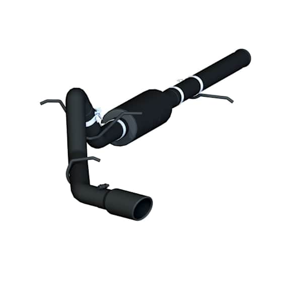 S5080BLK Cat-Back Exhaust System, Made of Aluminized Steel, Armor BLK Series
