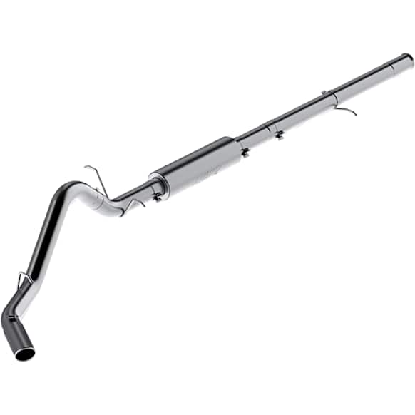 S5086AL Cat-Back Exhaust System, 6.2L, 8Cyl, Made of Aluminized Steel, Armor Lite Series