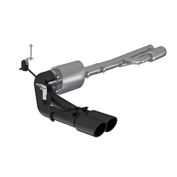 S5092BLK Cat-Back Exhaust System, Made of Aluminized Steel, Armor BLK Series