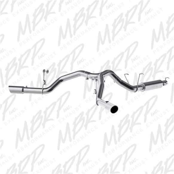 S5151409 Cat-Back Exhaust System, 6.4L, 8Cyl, Made of Stainless Steel, Armor Plus Series