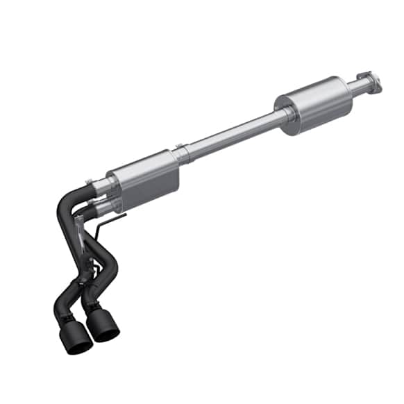 S5219BLK Cat-Back Exhaust System, Made of Aluminized Steel, Armor BLK Series