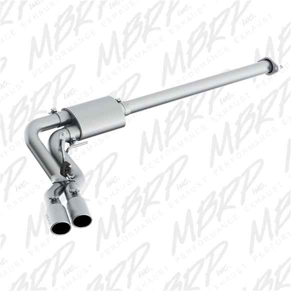 S5260409 Cat-Back Exhaust System, Made of Stainless Steel, Armor Plus Series