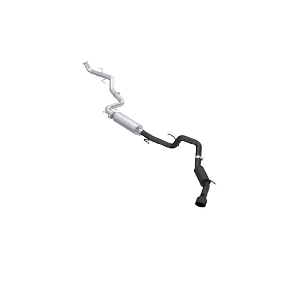 S5323BLK Cat-Back Exhaust System, 2.4L, 4Cyl, Made of Aluminized Steel