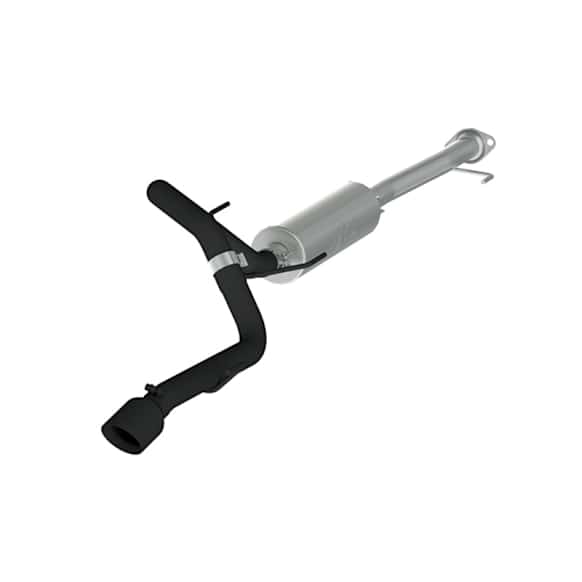 S5342BLK Cat-Back Exhaust System, 4.0L, 6Cyl, Made of Aluminized Steel, Armor BLK Series