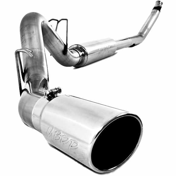 S6100409 DPF-Back Exhaust System, 5.9L, 6Cyl, Made of Stainless Steel, Armor Plus Series