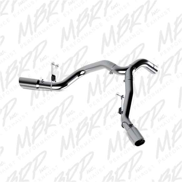 S6168AL DPF-Back Exhaust System, 6.7L, 6Cyl, Made of Aluminized Steel, Armor Lite Series
