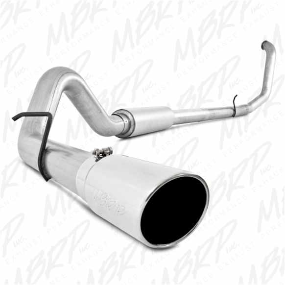 S6200AL Turbo-Back Exhaust System, 7.3L, 8Cyl, Made of Aluminized Steel, Armor Lite Series