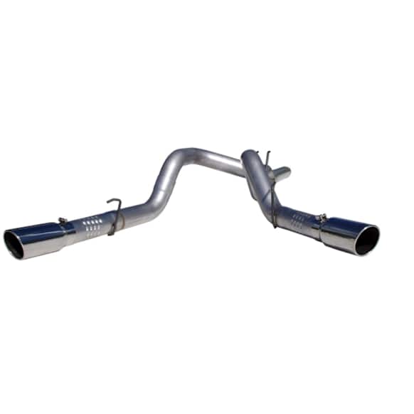 S6244AL DPF-Back Exhaust System, 6.4L, 8Cyl, Made of Aluminized Steel, Armor Lite Series