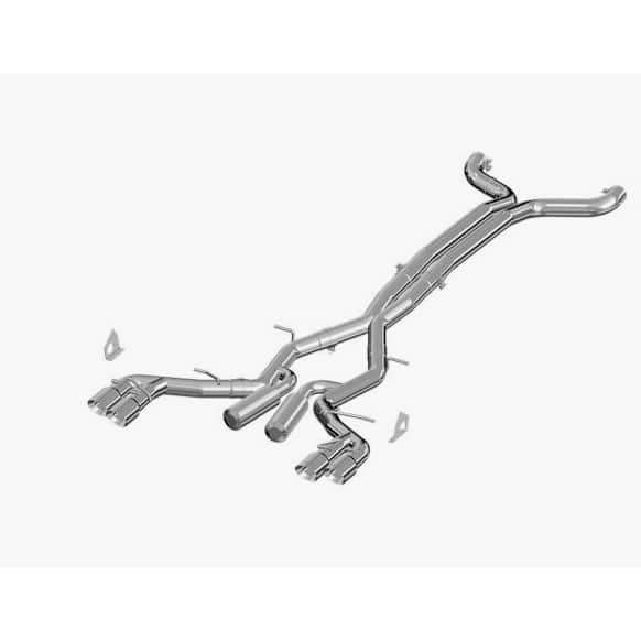S7033AL Cat-Back Exhaust System, 6.2L, 8Cyl, Made of Aluminized Steel, Armor Lite Series