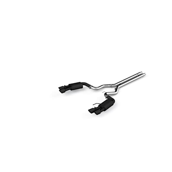 S7205BLK Cat-Back Exhaust System, 5.0L, 8Cyl, Made of Aluminized Steel, Armor BLK Series