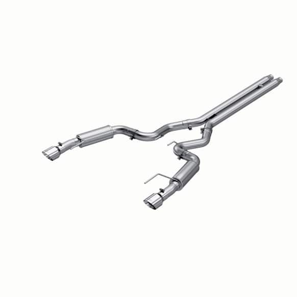 S7253AL Cat-Back Exhaust System, 5.0L, 8Cyl, Made of Aluminized Steel, Armor Lite Series