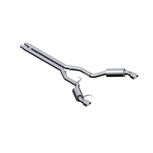 S7278AL Cat-Back Exhaust System, 5.0L, 8Cyl, Made of Aluminized Steel, Armor Lite Series